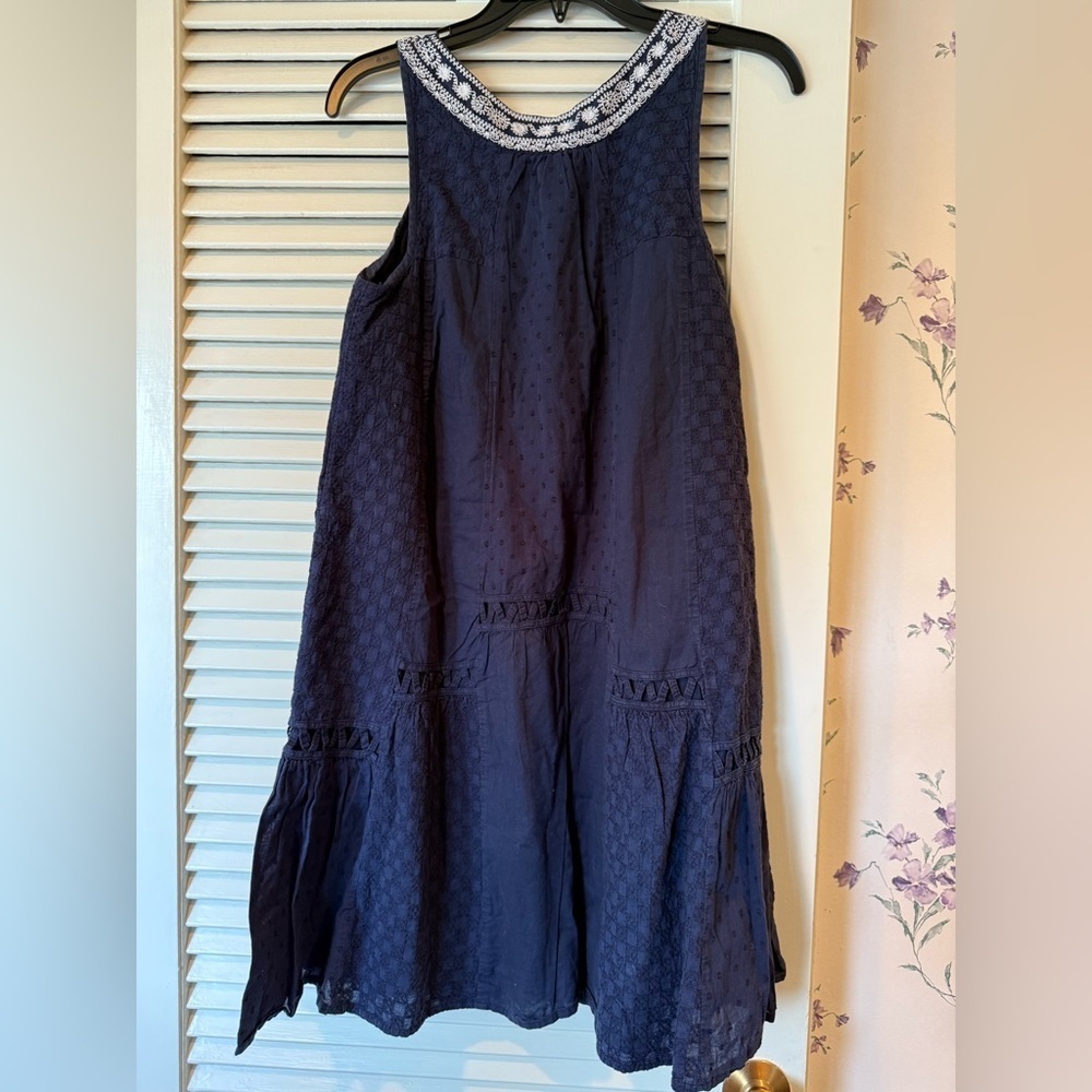 Maeve Navy Tisa Swing Dress in Size 2 - Picture 4 of 5